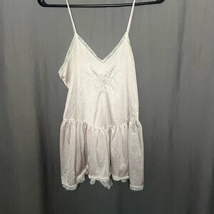 Vintage coquette romper pajamas